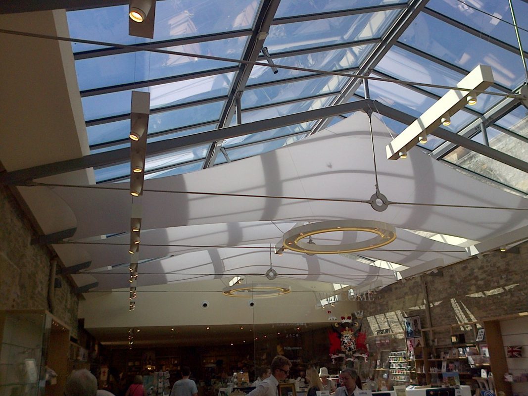 HGMS chuyên thi công Bạt Căng PVDF , Mái che bạt căng,