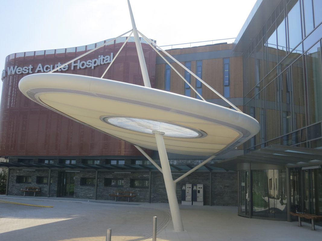 HGMS chuyên thi công Bạt Căng PVDF , Mái che bạt căng,