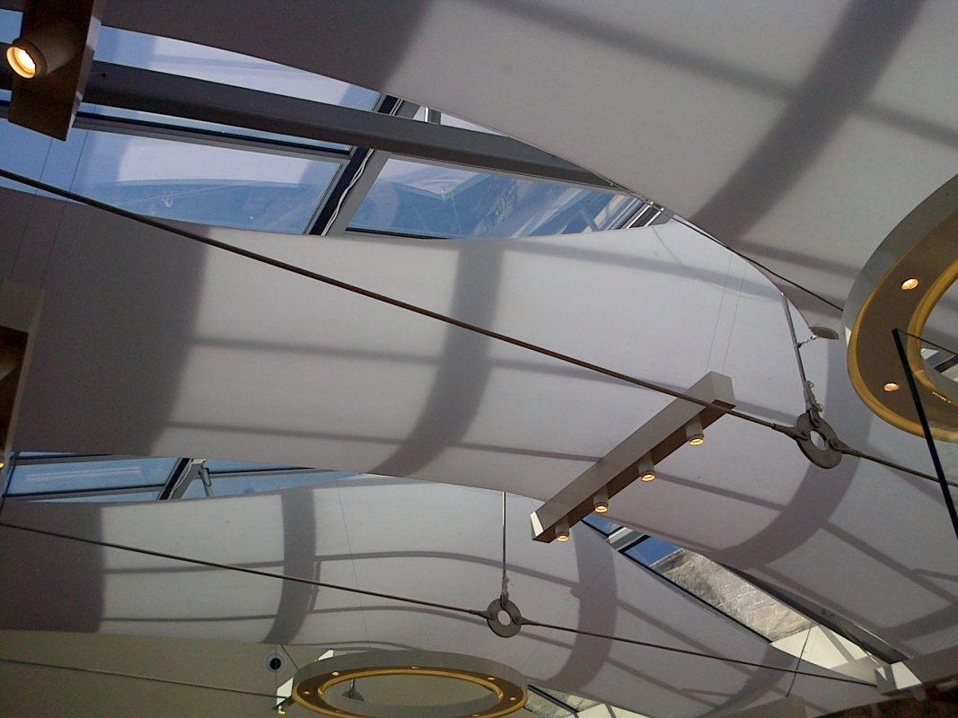 HGMS chuyên thi công Bạt Căng PVDF , Mái che bạt căng,