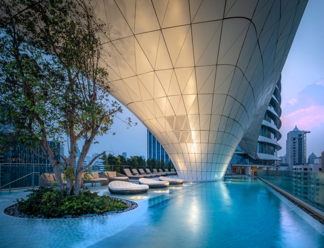 HGMS chuyên thi công Bạt Căng PVDF , Mái che bạt căng,