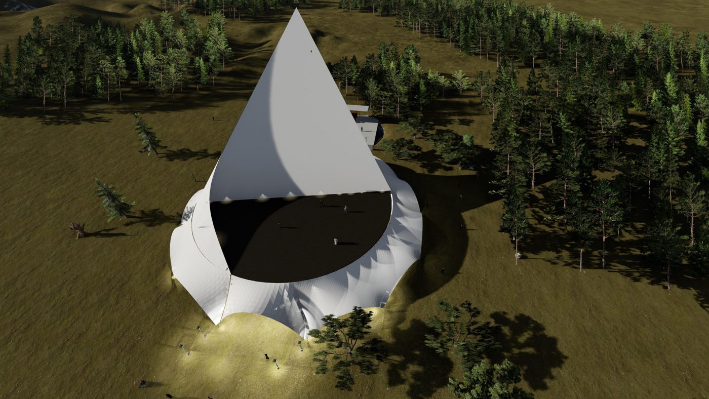 HGMS chuyên thi công Bạt Căng PVDF , Mái che bạt căng,