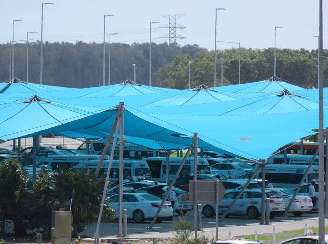 HGMS chuyên thi công Bạt Căng PVDF , Mái che bạt căng,