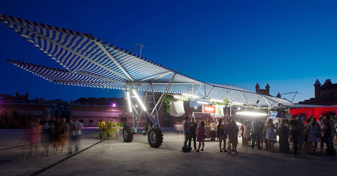 HGMS chuyên thi công Bạt Căng PVDF , Mái che bạt căng,