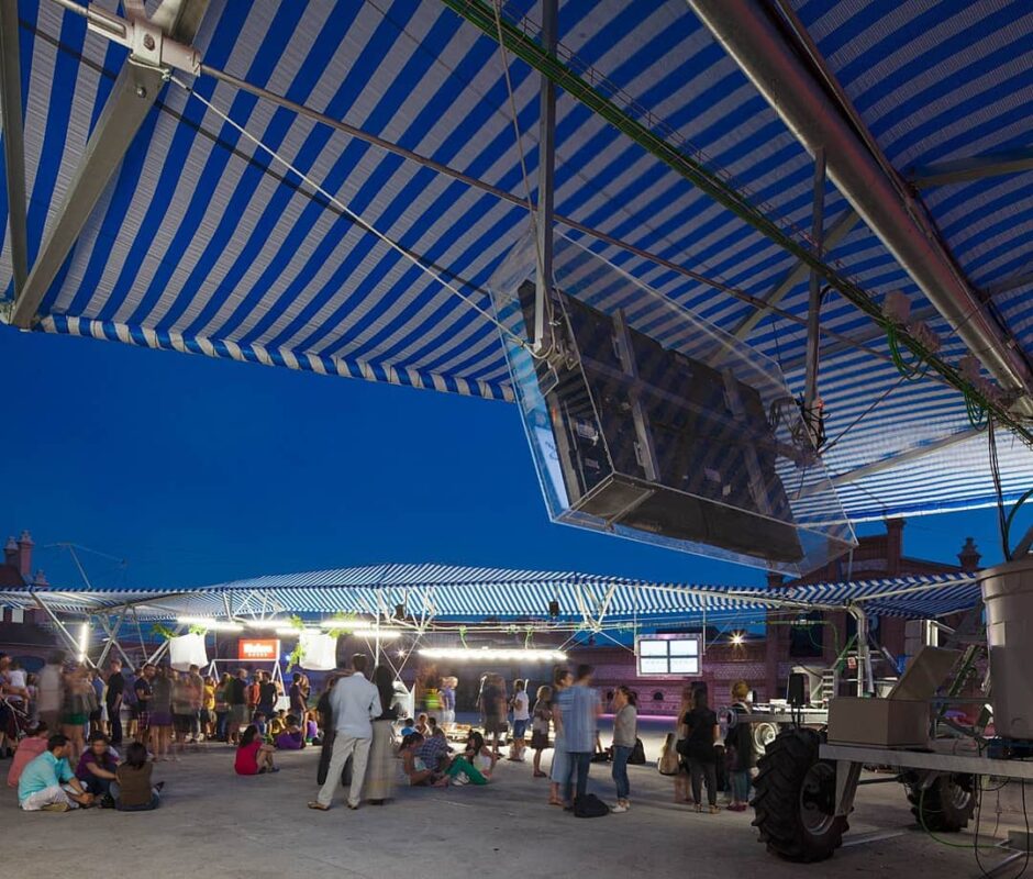 HGMS chuyên thi công Bạt Căng PVDF , Mái che bạt căng,