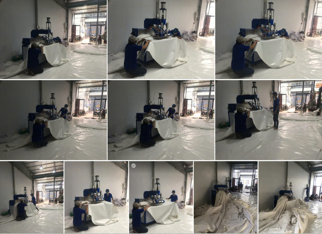 HGMS chuyên thi công Bạt Căng PVDF , Mái che bạt căng,