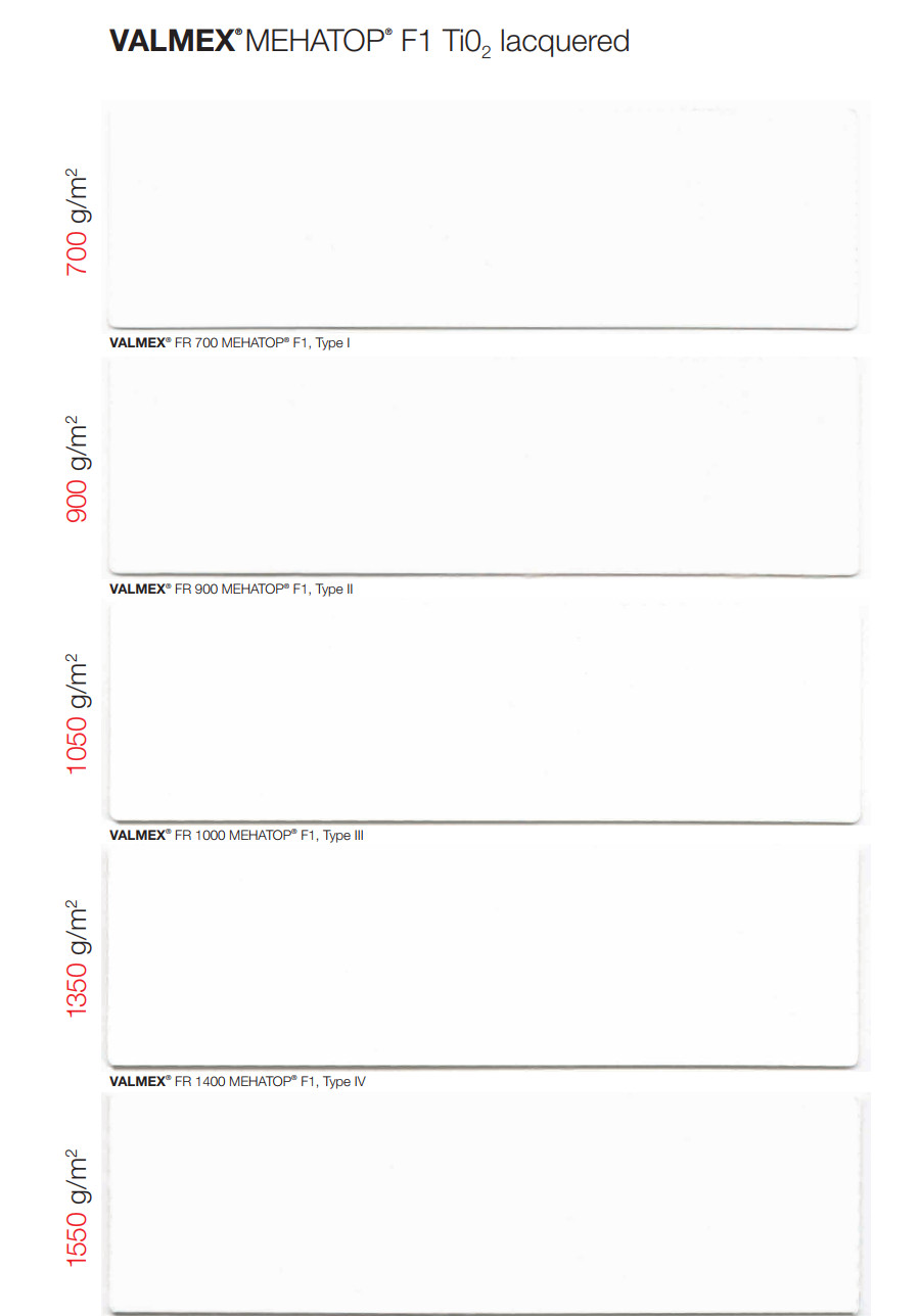 TRỌNG LƯỢNG BẠT PVDF