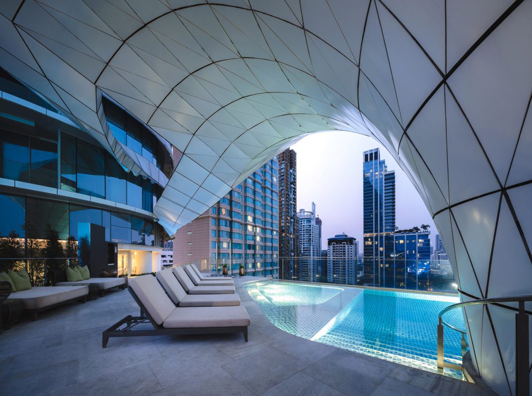 HGMS chuyên thi công Bạt Căng PVDF , Mái che bạt căng,