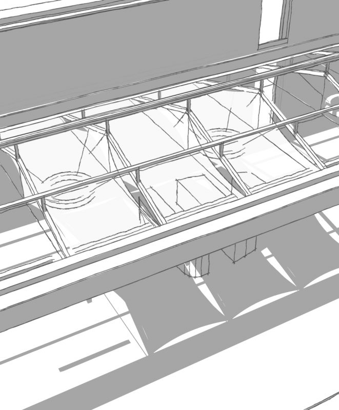 HGMS chuyên thi công Bạt Căng PVDF , Mái che bạt căng,