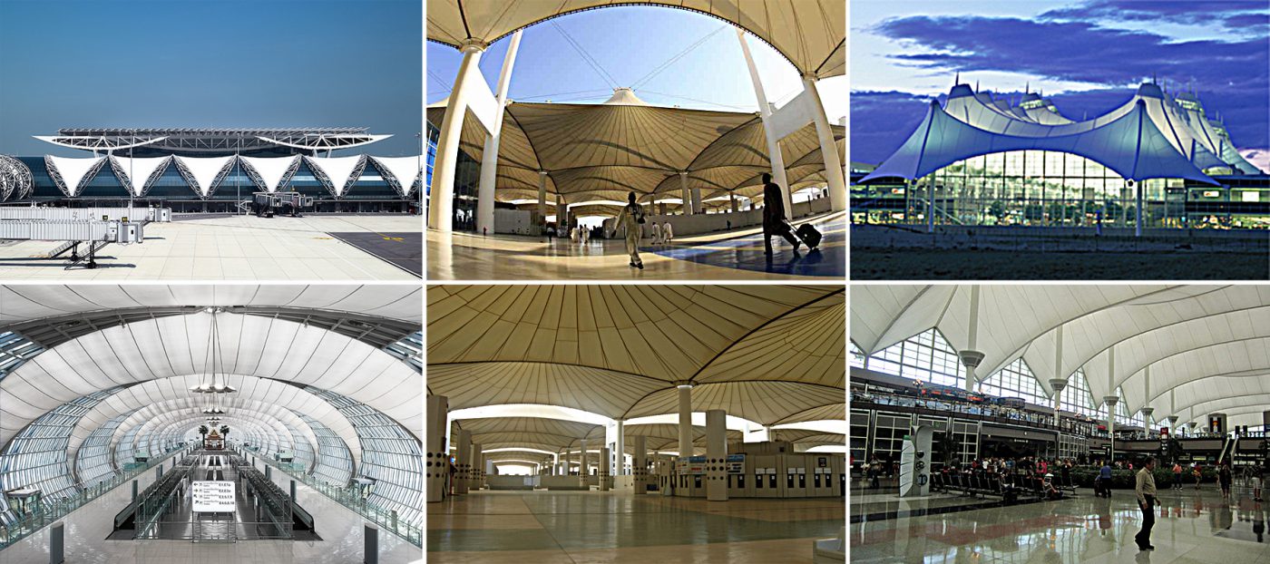 HGMS chuyên thi công Bạt Căng PVDF , Mái che bạt căng,