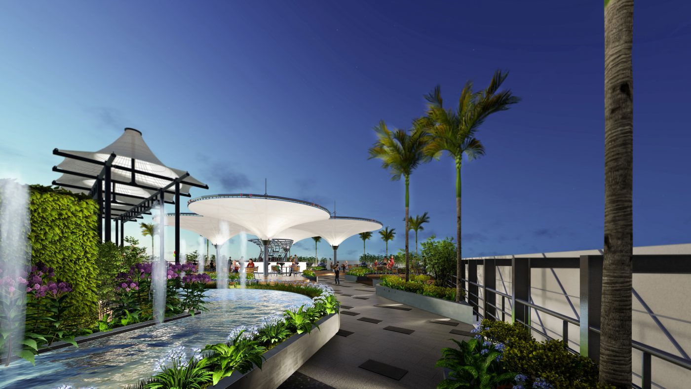 HGMS chuyên thi công Bạt Căng PVDF , Mái che bạt căng,