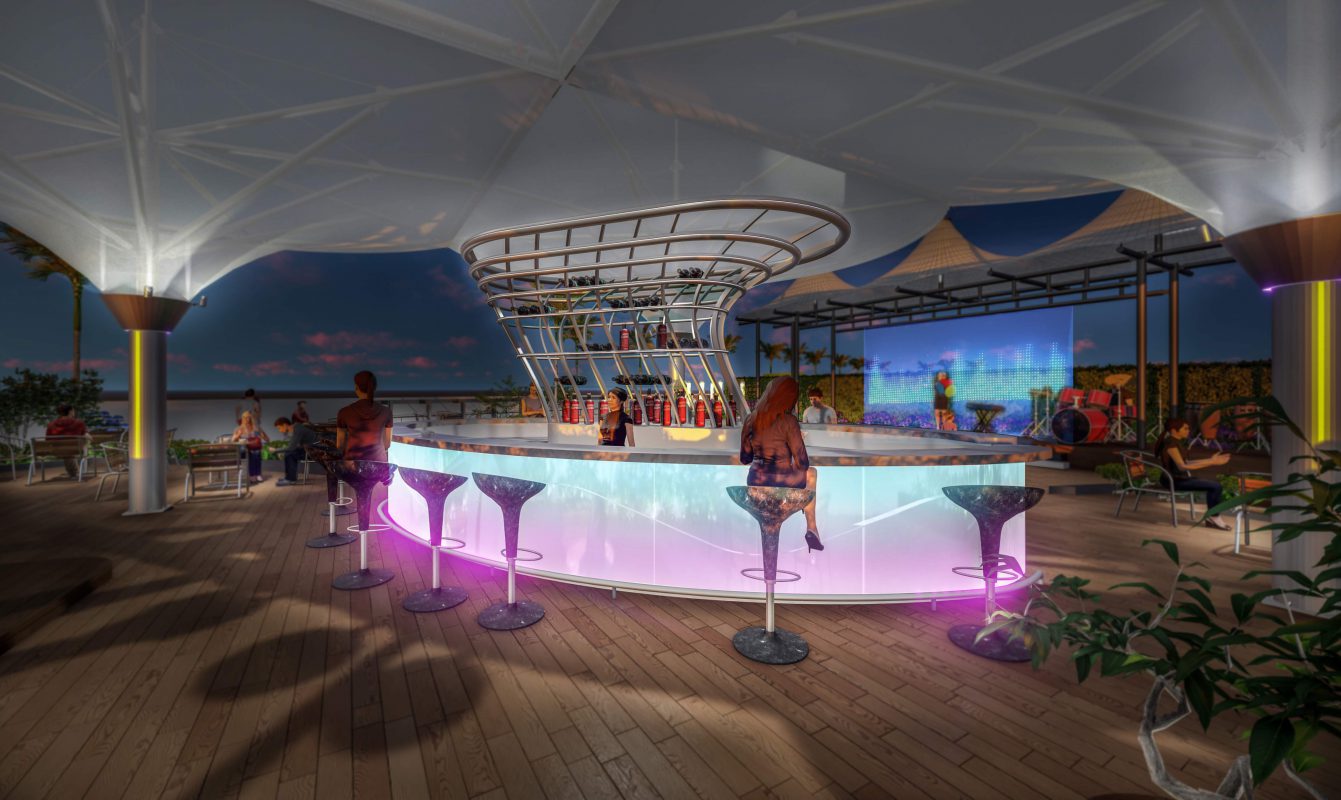 HGMS chuyên thi công Bạt Căng PVDF , Mái che bạt căng,