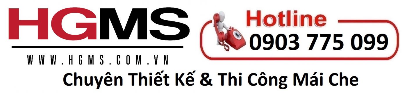 HGMS chuyên thi công Bạt Căng PVDF , Mái che bạt căng,