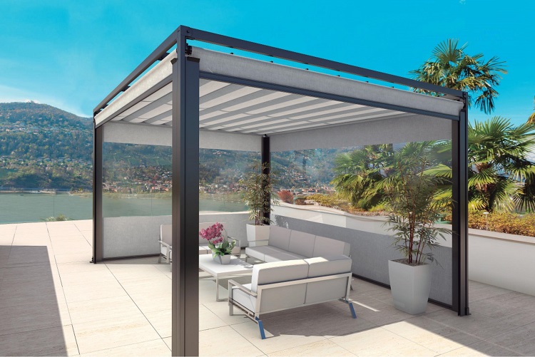 HGMS chuyên thi công Bạt Căng PVDF , Mái che bạt căng,