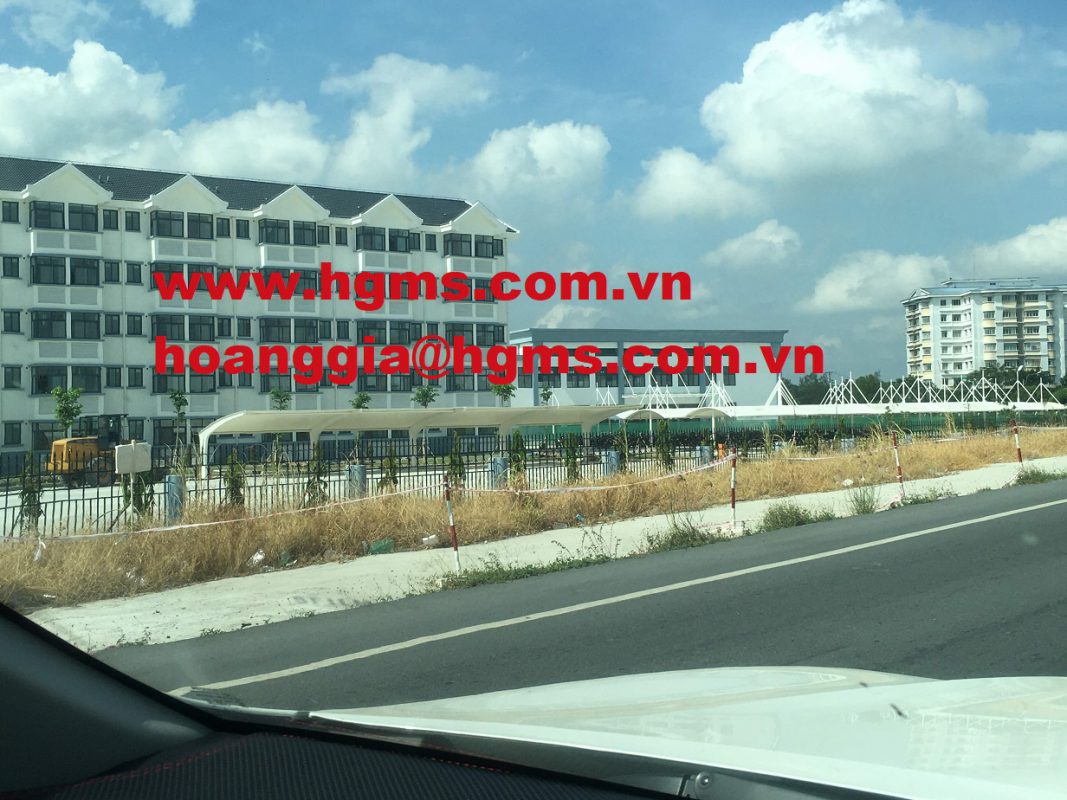 HGMS chuyên thi công Bạt Căng PVDF , Mái che bạt căng,