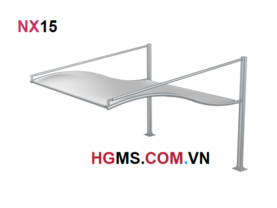 HGMS chuyên thi công Bạt Căng PVDF , Mái che bạt căng,