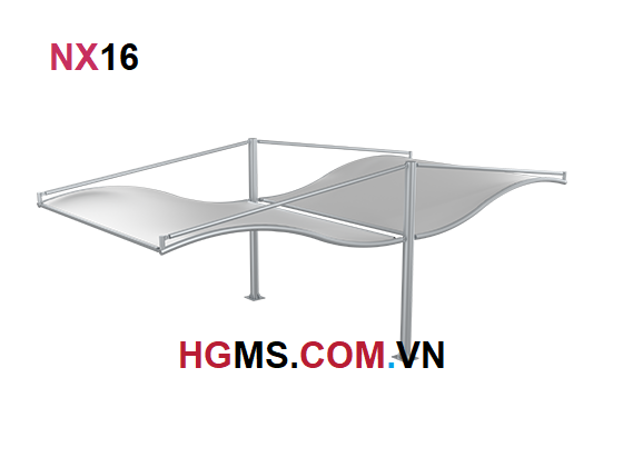 HGMS chuyên thi công Bạt Căng PVDF , Mái che bạt căng,