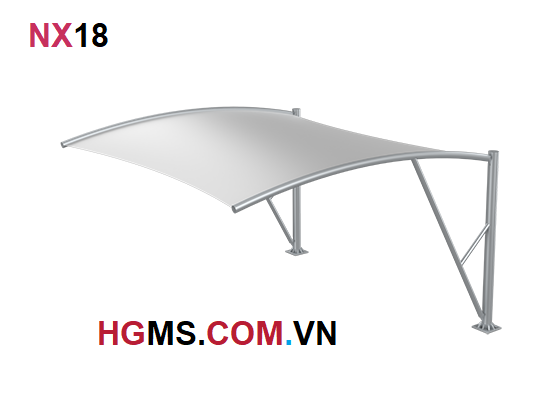 HGMS chuyên thi công Bạt Căng PVDF , Mái che bạt căng,
