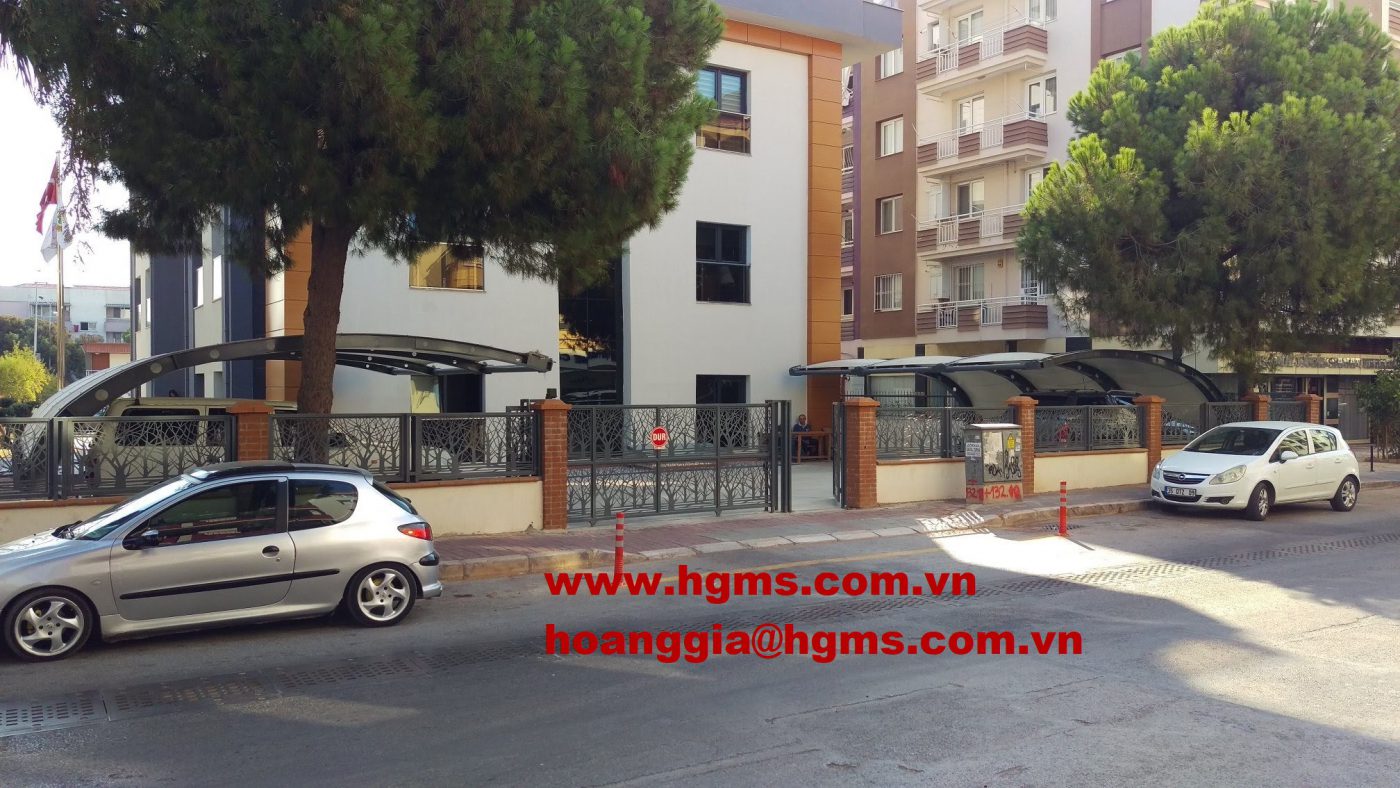 HGMS chuyên thi công Bạt Căng PVDF , Mái che bạt căng,