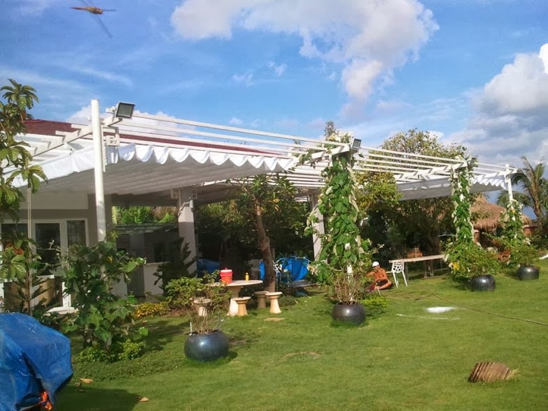 HGMS chuyên thi công Bạt Căng PVDF , Mái che bạt căng,