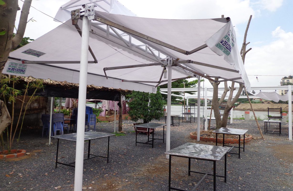 HGMS chuyên thi công Bạt Căng PVDF , Mái che bạt căng,