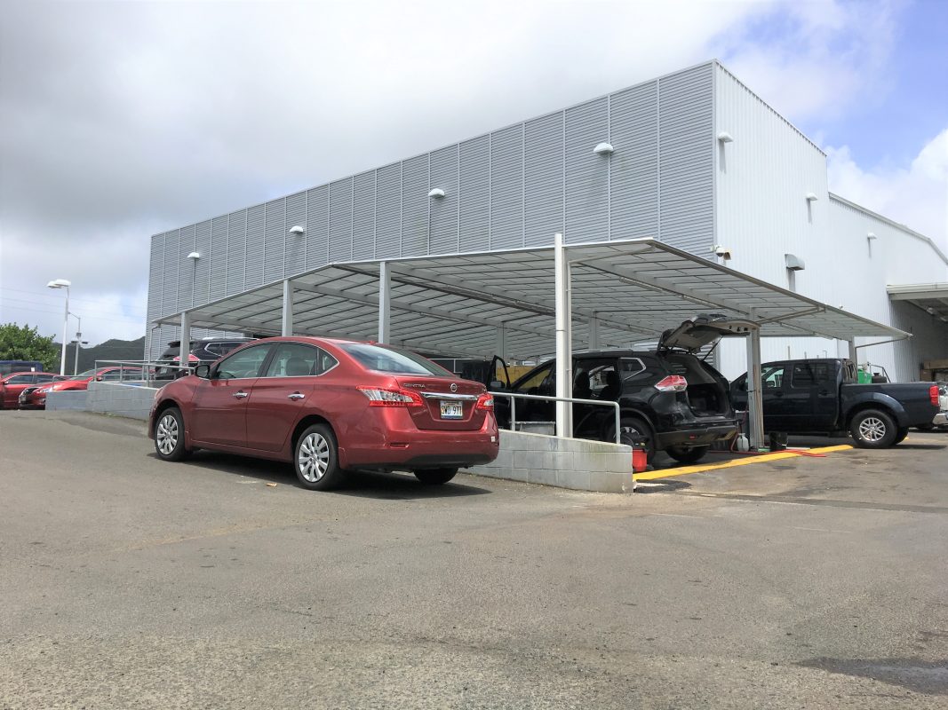 HGMS chuyên thi công Bạt Căng PVDF , Mái che bạt căng,