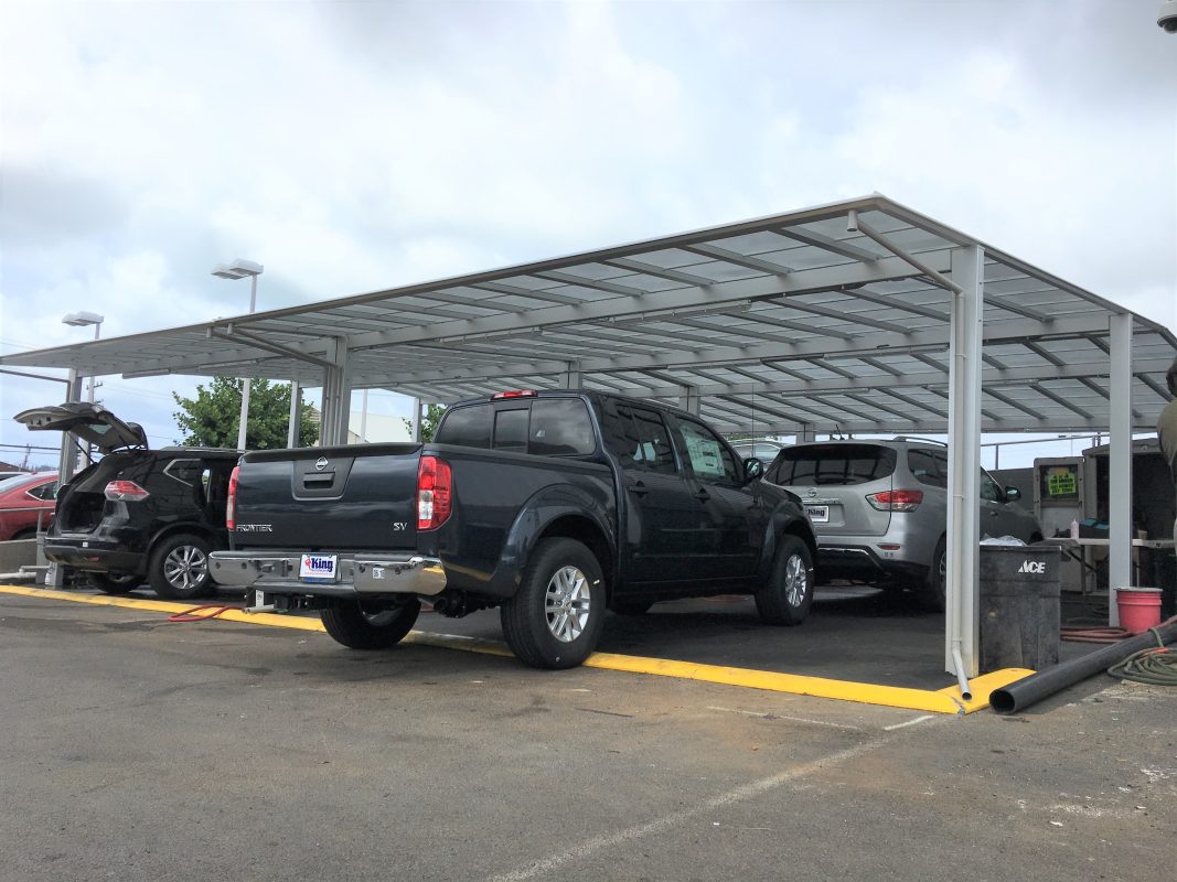 HGMS chuyên thi công Bạt Căng PVDF , Mái che bạt căng,