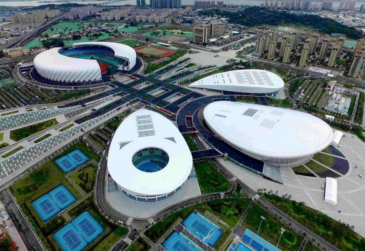 HGMS chuyên thi công Bạt Căng PVDF , Mái che bạt căng,