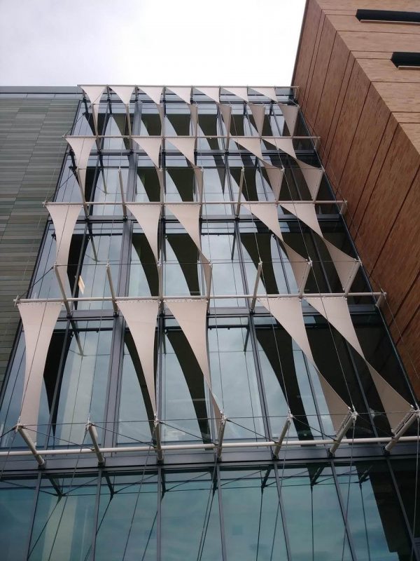 HGMS chuyên thi công Bạt Căng PVDF , Mái che bạt căng,