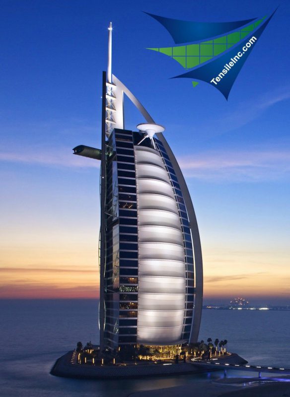 HGMS chuyên thi công Bạt Căng PVDF , Mái che bạt căng,