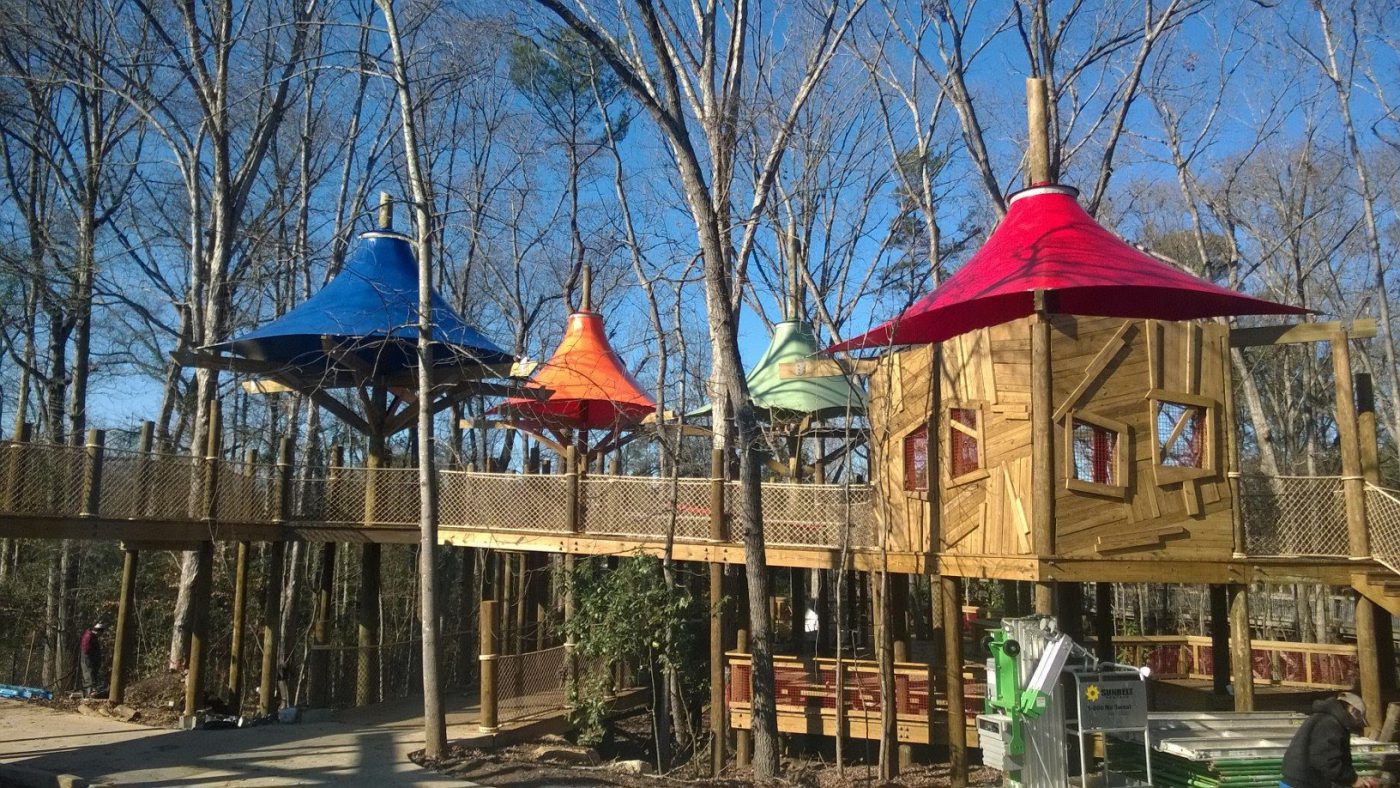 HGMS chuyên thi công Bạt Căng PVDF , Mái che bạt căng,