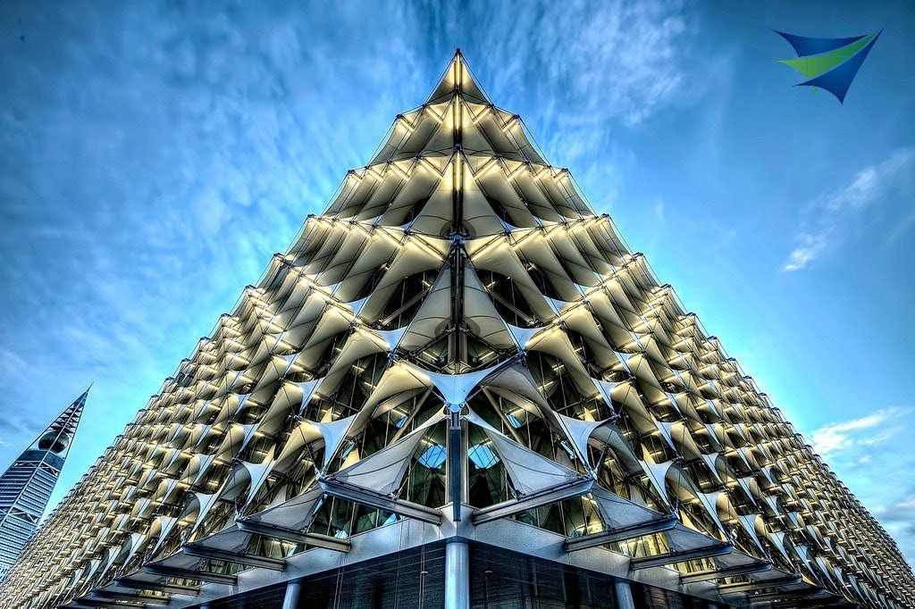 HGMS chuyên thi công Bạt Căng PVDF , Mái che bạt căng,