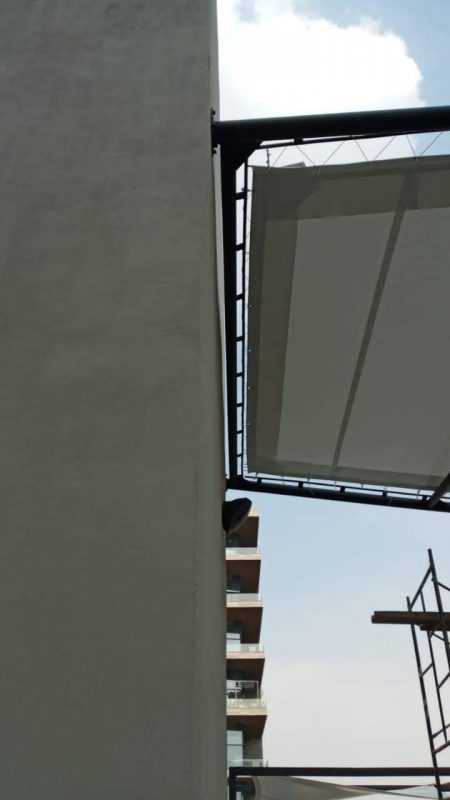 HGMS chuyên thi công Bạt Căng PVDF , Mái che bạt căng,