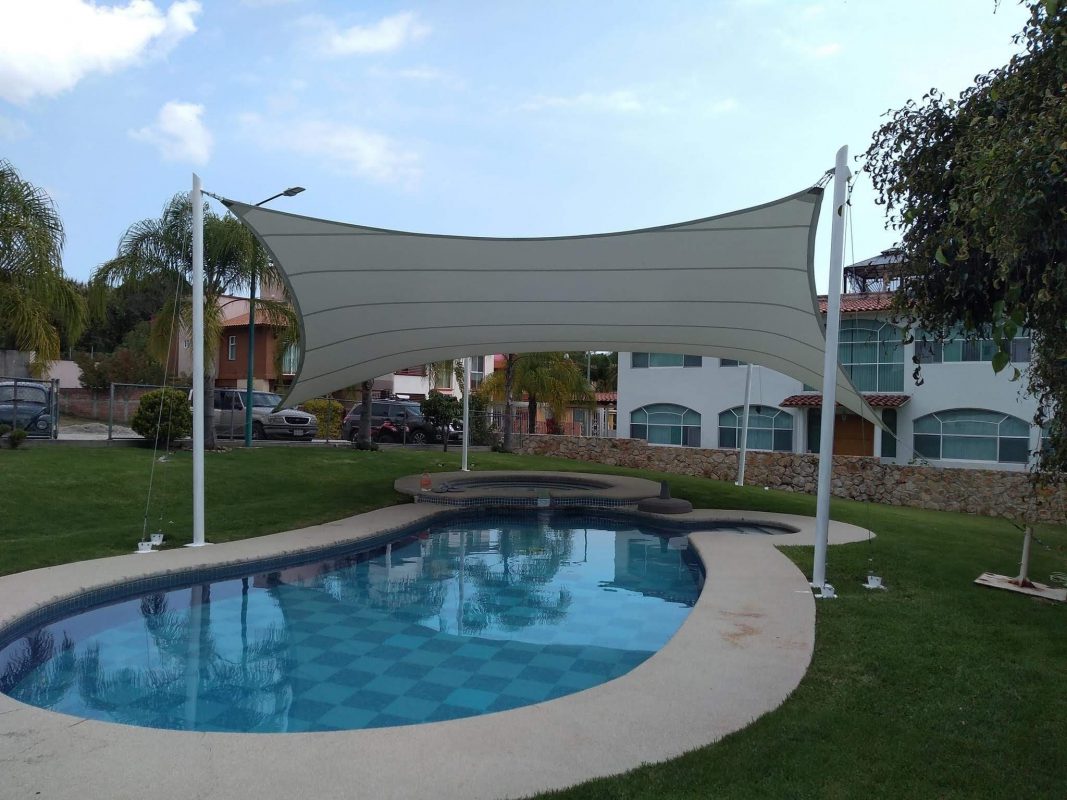 HGMS chuyên thi công Bạt Căng PVDF , Mái che bạt căng,