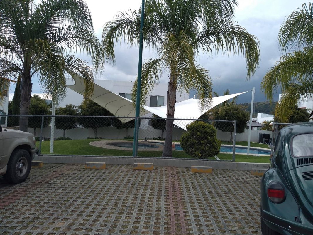 HGMS chuyên thi công Bạt Căng PVDF , Mái che bạt căng,