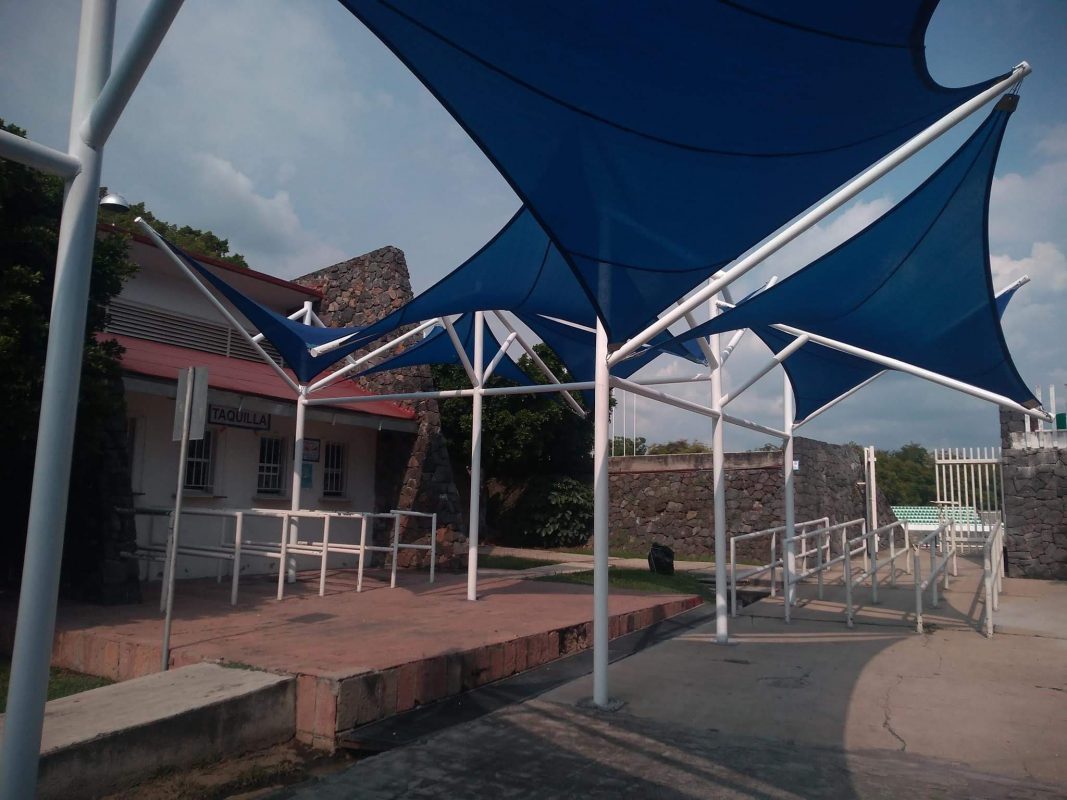 HGMS chuyên thi công Bạt Căng PVDF , Mái che bạt căng,