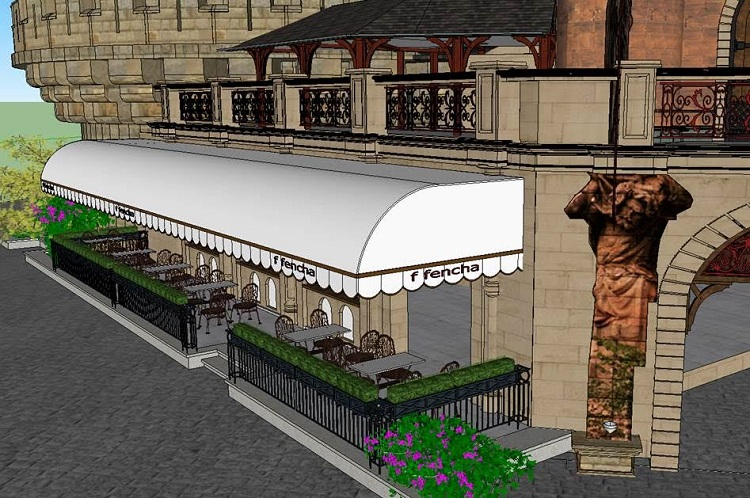 HGMS chuyên thi công Bạt Căng PVDF , Mái che bạt căng,