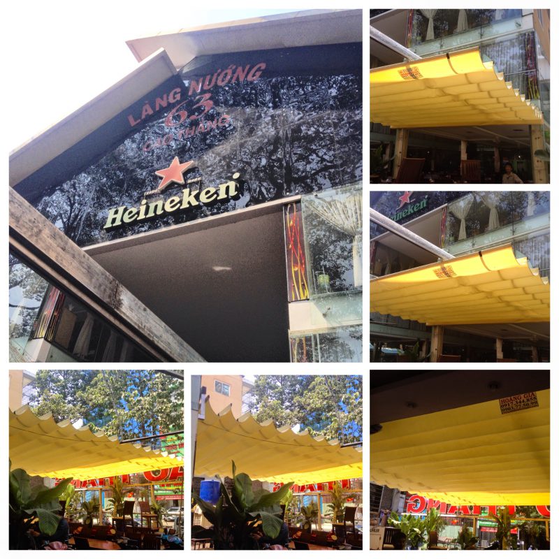 HGMS chuyên thi công Bạt Căng PVDF , Mái che bạt căng,