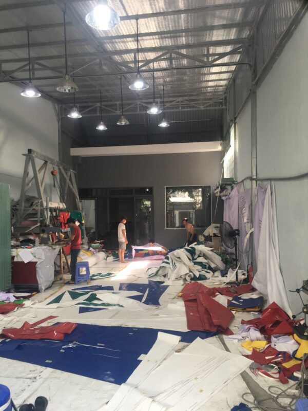 HGMS chuyên thi công Bạt Căng PVDF , Mái che bạt căng,