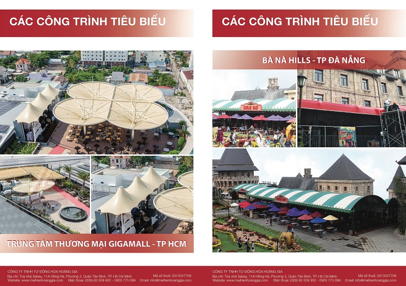 HGMS chuyên thi công Bạt Căng PVDF , Mái che bạt căng,