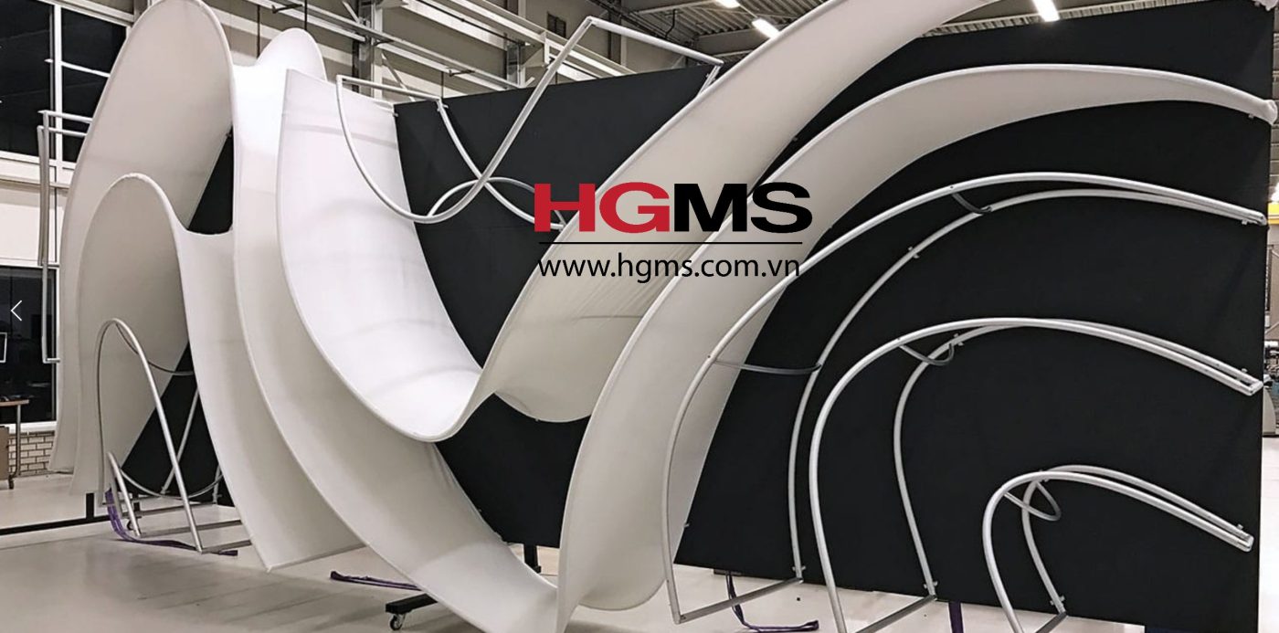 HGMS chuyên thi công Bạt Căng PVDF , Mái che bạt căng,