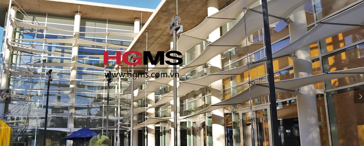 HGMS chuyên thi công Bạt Căng PVDF , Mái che bạt căng,