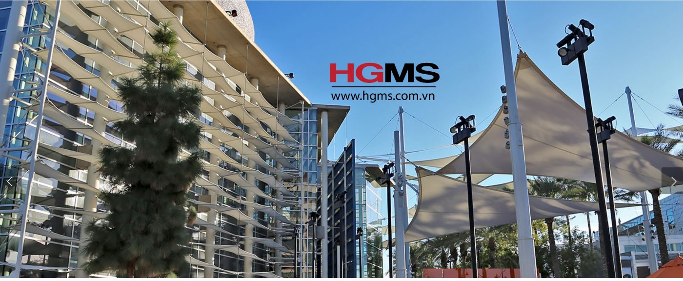 HGMS chuyên thi công Bạt Căng PVDF , Mái che bạt căng,