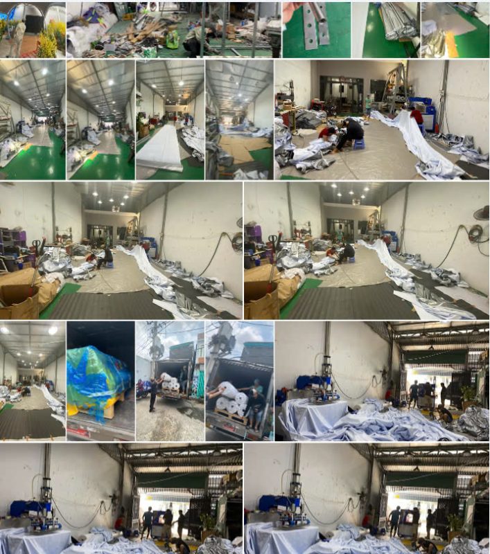 HGMS chuyên thi công Bạt Căng PVDF , Mái che bạt căng,
