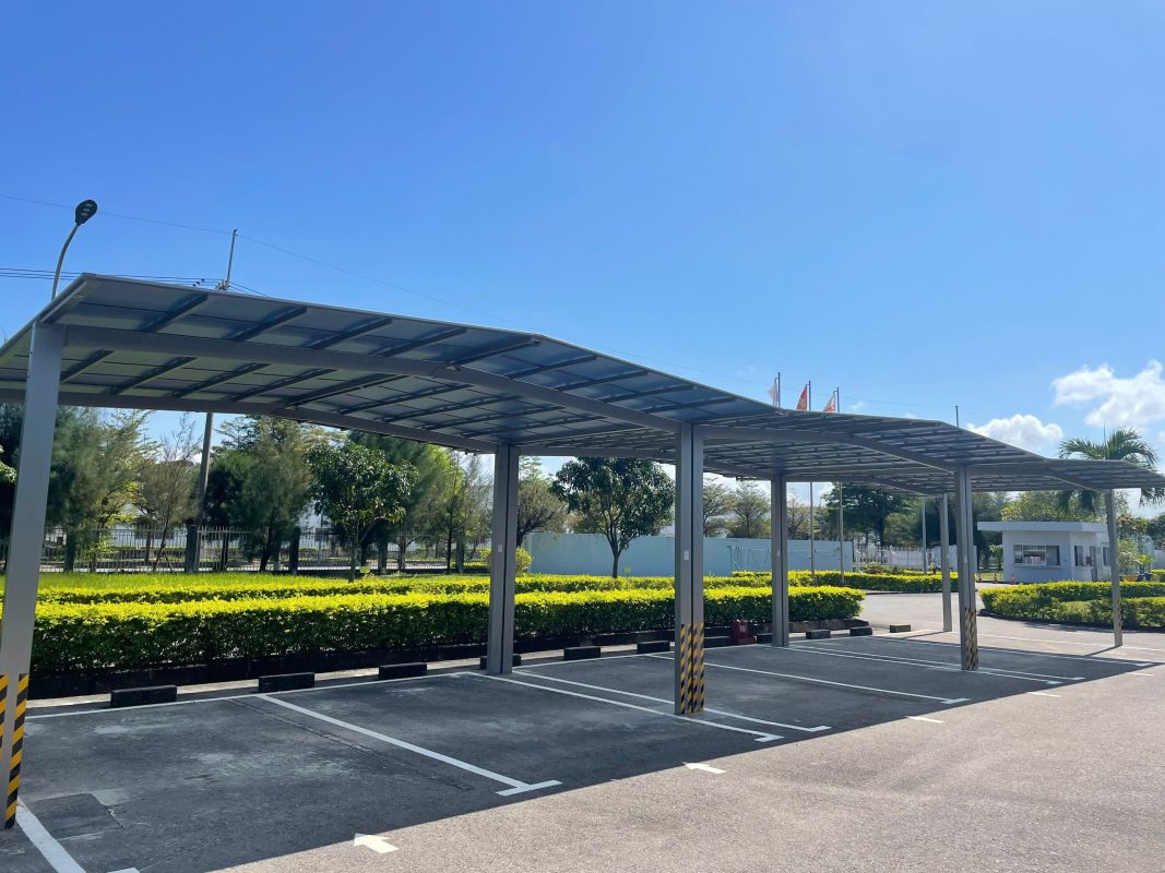 HGMS chuyên thi công Bạt Căng PVDF , Mái che bạt căng,