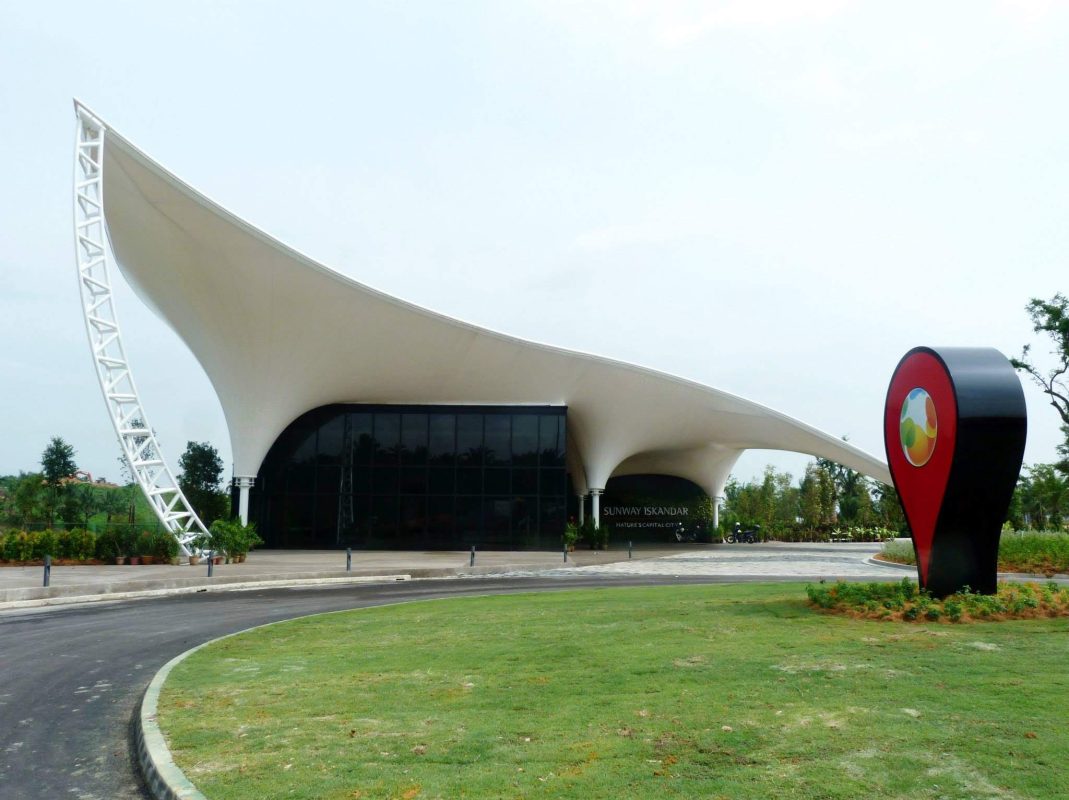 HGMS chuyên thi công Bạt Căng PVDF , Mái che bạt căng,