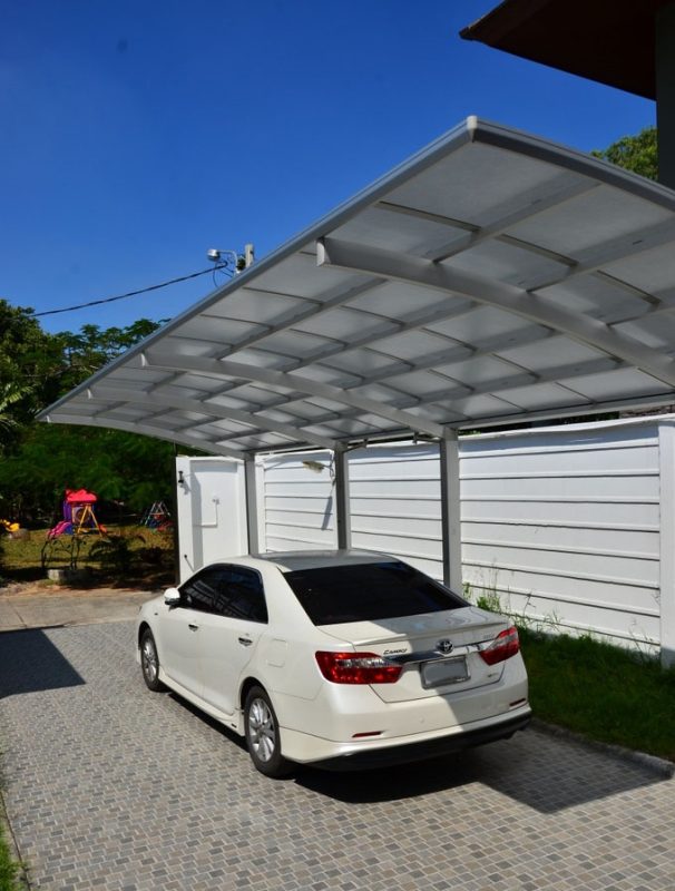 HGMS chuyên thi công Bạt Căng PVDF , Mái che bạt căng,