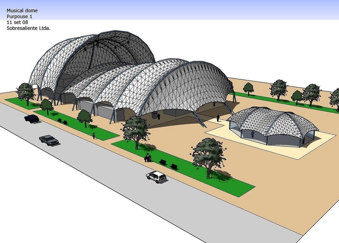 HGMS chuyên thi công Bạt Căng PVDF , Mái che bạt căng,