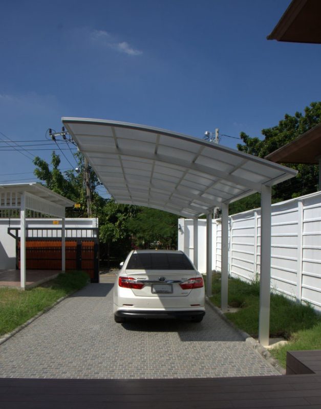 HGMS chuyên thi công Bạt Căng PVDF , Mái che bạt căng,