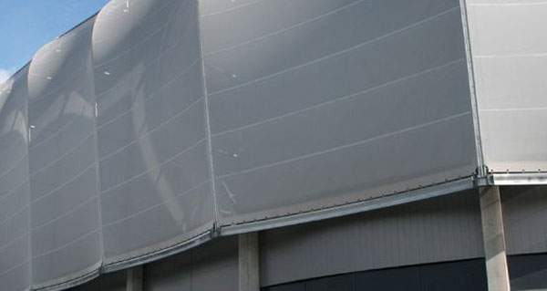 HGMS chuyên thi công Bạt Căng PVDF , Mái che bạt căng,