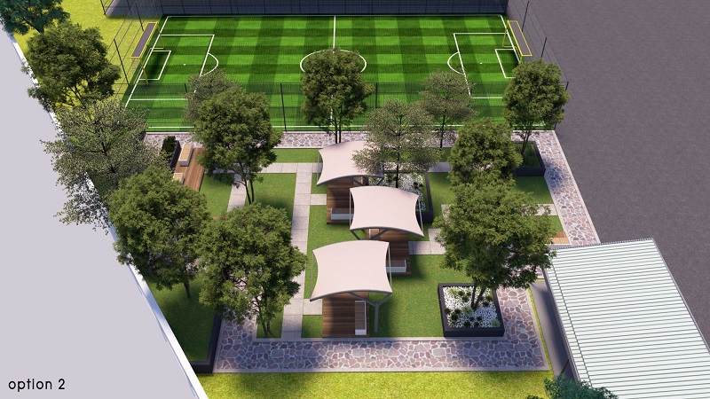 HGMS chuyên thi công Bạt Căng PVDF , Mái che bạt căng,